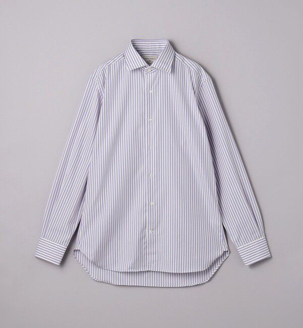 UNITED ARROWS「イージーケア AG ファンシーストライプ セミワイドカラーシャツ -抗菌防臭-」|シャツ・ブラウス|
