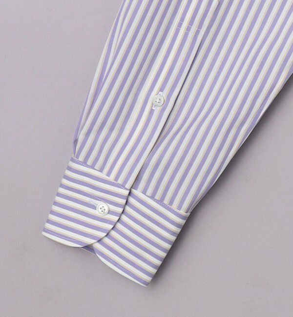 UNITED ARROWS「イージーケア AG ファンシーストライプ セミワイドカラーシャツ -抗菌防臭-」|シャツ・ブラウス|