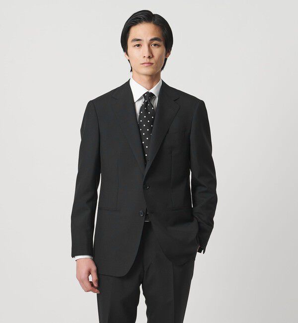 UNITED ARROWS「ウールモヘヤ シングル ３ボタン スーツ MC‐MODEL」|スーツ|