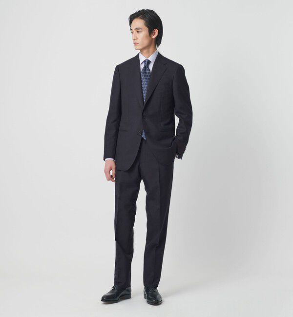 UNITED ARROWS「ウールモヘヤ シングル ３ボタン スーツ MC‐MODEL」|スーツ|