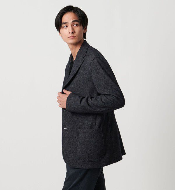 UNITED ARROWS「FORTEX メランジ シングル 2ボタン テーラードジャケット CS/T-MODEL 2WAYストレッチ」|テーラードジャケット|