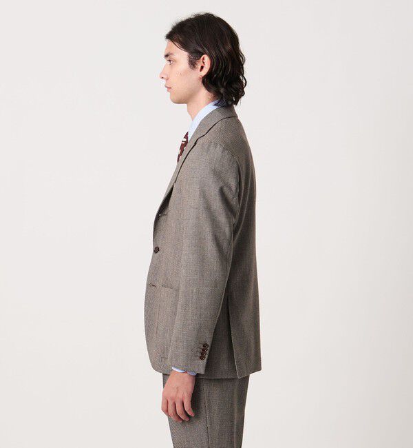 UNITED ARROWS「ハウンドトゥース シングル ３ボタン テーラード ジャケット R―MODEL」|スーツ|