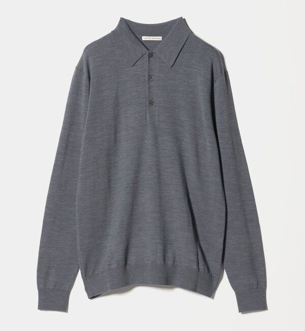 UNITED ARROWS「ウール ハイゲージ ニットポロシャツ」|ポロシャツ|