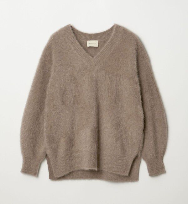 UNITED ARROWS「フォックスカシミヤ Vネック ニット」|ニット・セーター|