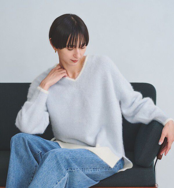 UNITED ARROWS「フォックスカシミヤ Vネック ニット」|ニット・セーター|その他7