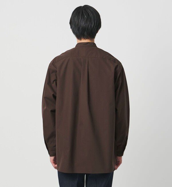 UNITED ARROWS「カリビアーナミルズ ポプリン バンドカラーシャツ」|シャツ・ブラウス|