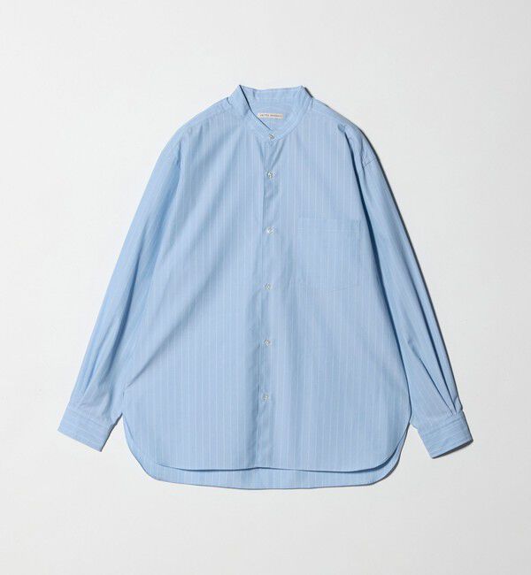 UNITED ARROWS「カリビアーナミルズ ポプリン バンドカラーシャツ」|シャツ・ブラウス|