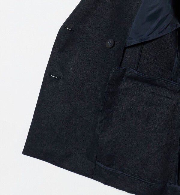UNITED ARROWS「6ボタン リネン ブレザー ジャケット」|テーラードジャケット|