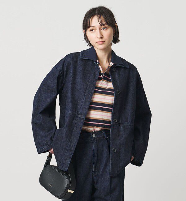 UNITED ARROWS「デニム 2WAY ミドルコート」|デニムジャケット|