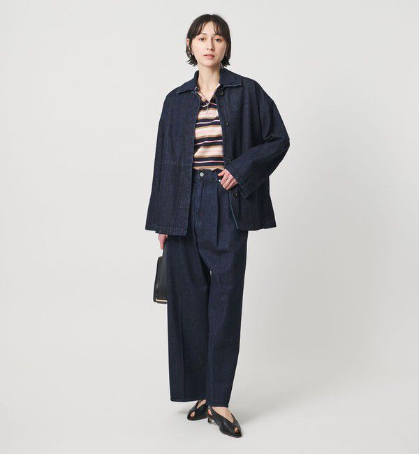 UNITED ARROWS「デニム 2WAY ミドルコート」|デニムジャケット|