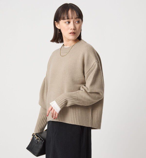 UNITED ARROWS green label relaxing「スタイルマスターニット」|ニット・セーター|BEIGE