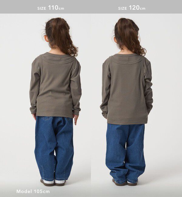 UNITED ARROWS green label relaxing「シースルー ロンT＋タンク セット / キッズ  100cm-160cm」|Tシャツ・カットソー|