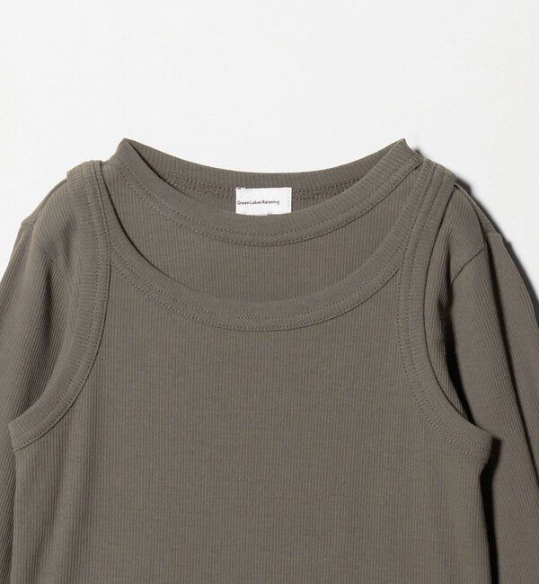 UNITED ARROWS green label relaxing「シースルー ロンT＋タンク セット / キッズ  100cm-160cm」|Tシャツ・カットソー|