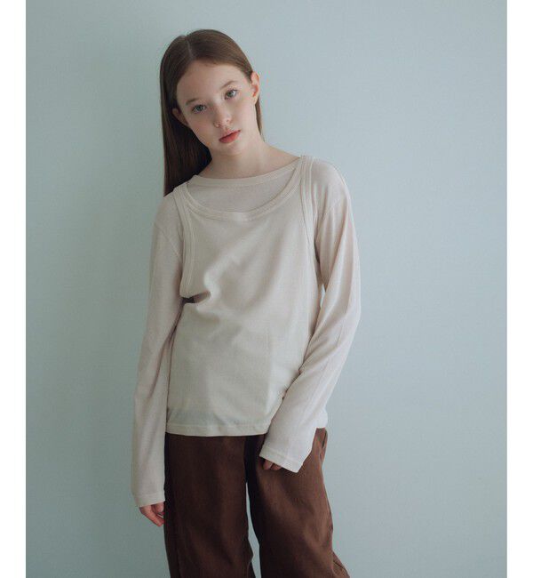 UNITED ARROWS green label relaxing「シースルー ロンT＋タンク セット / キッズ  100cm-160cm」|Tシャツ・カットソー|NATURAL