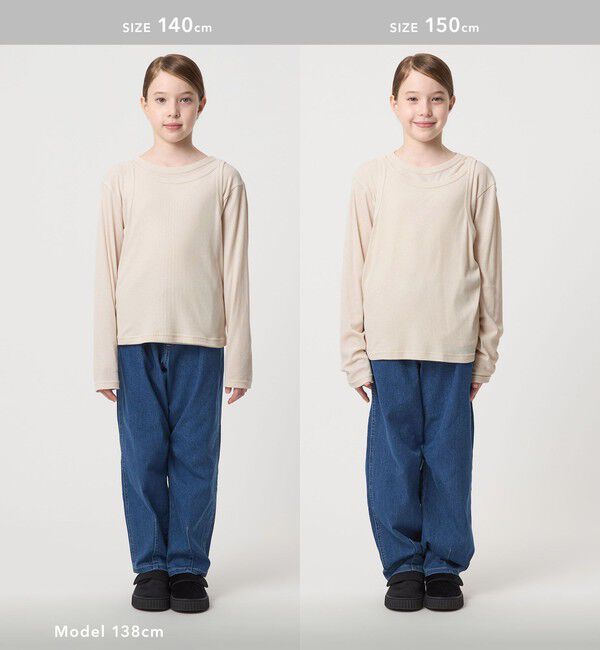 UNITED ARROWS green label relaxing「シースルー ロンT＋タンク セット / キッズ  100cm-160cm」|Tシャツ・カットソー|