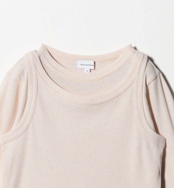 UNITED ARROWS green label relaxing「シースルー ロンT＋タンク セット / キッズ  100cm-160cm」|Tシャツ・カットソー|