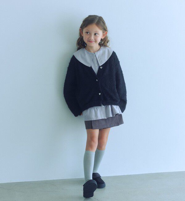 UNITED ARROWS green label relaxing「チェック スカパン（ダークブラウン） / キッズ  120cm-160cm」|その他|