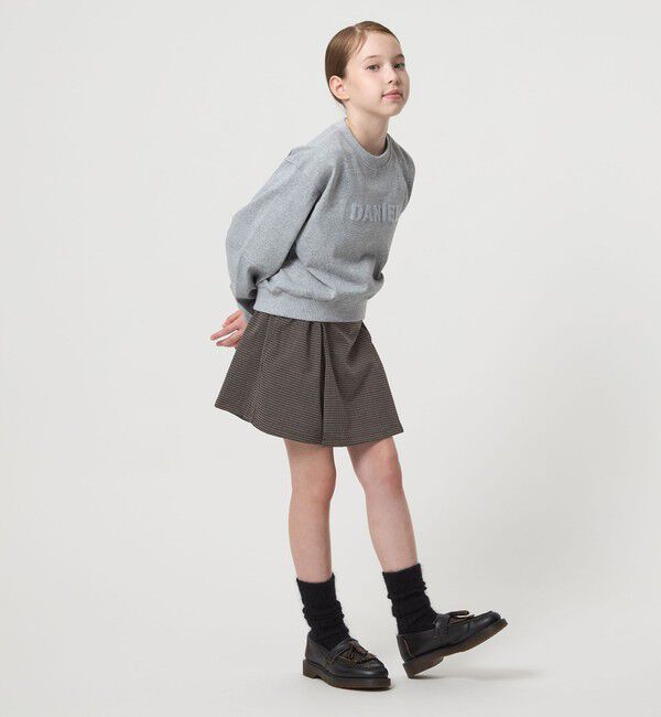 UNITED ARROWS green label relaxing「チェック スカパン（ダークブラウン） / キッズ  120cm-160cm」|その他|