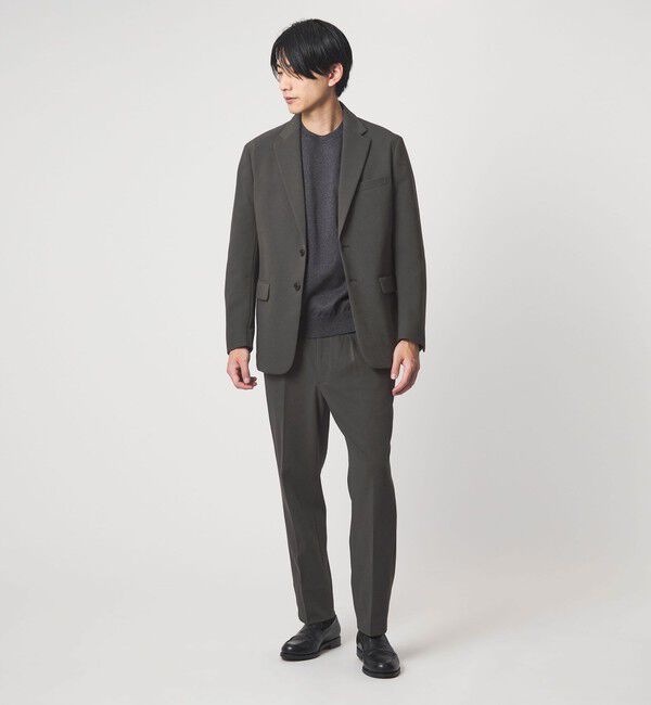 UNITED ARROWS green label relaxing「A+ ジャージツイル 2B リラックス ジャケット -ウォッシャブル・ストレッチ-」|テーラードジャケット|