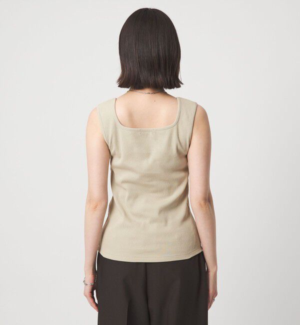 UNITED ARROWS green label relaxing「デコルテ フライス タンクトップ 抗菌」|タンクトップ|