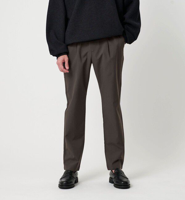 BEAUTY&YOUTH UNITED ARROWS「 DULL LSTR ポリエステル 1P イージーパンツ」|チノ|