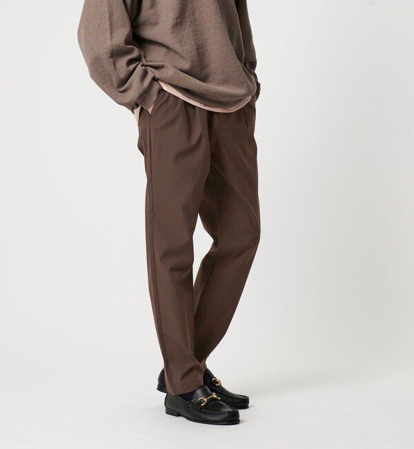 BEAUTY&YOUTH UNITED ARROWS「 DULL LSTR ポリエステル 1P イージーパンツ」|チノ|