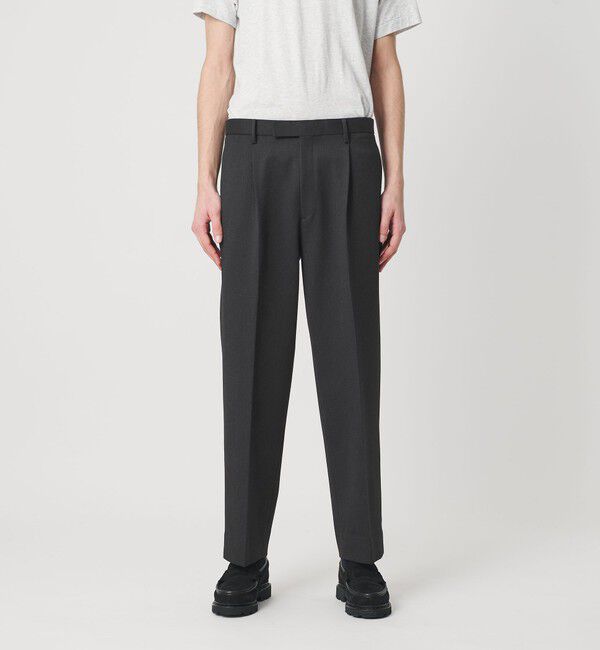 BEAUTY&YOUTH UNITED ARROWS「尾州  TR テーパード パンツ 裏起毛 手洗い可能」|チノ|