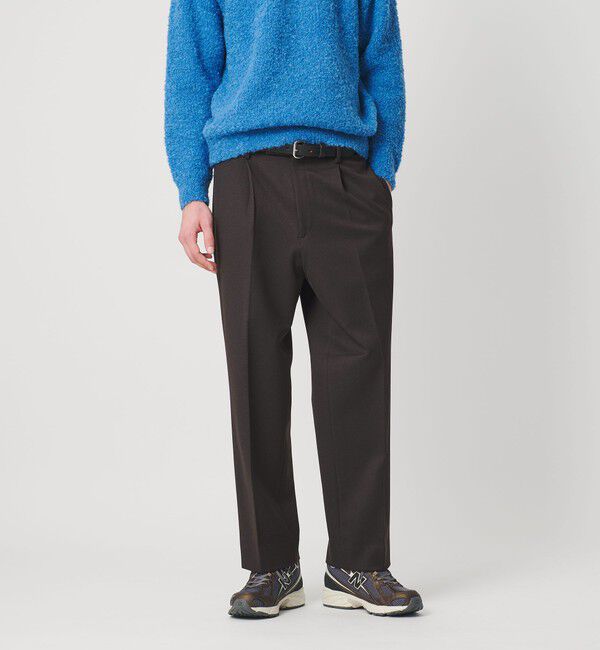 BEAUTY&YOUTH UNITED ARROWS「尾州  TR テーパード パンツ 裏起毛 手洗い可能」|チノ|