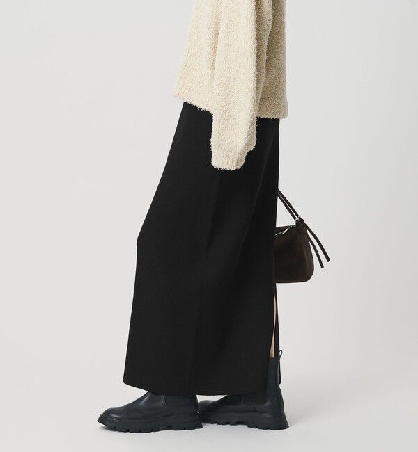 BEAUTY&YOUTH UNITED ARROWS「【WEB限定 Wardrobe DAILY MINIMAL】ポリエステルコットン リブニットタイトスカート ウォッシャブル」|タイト|