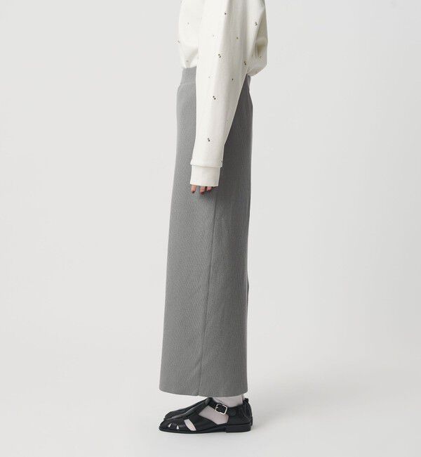 BEAUTY&YOUTH UNITED ARROWS「【WEB限定 Wardrobe DAILY MINIMAL】ポリエステルコットン リブニットタイトスカート ウォッシャブル」|タイト|