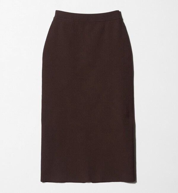 BEAUTY&YOUTH UNITED ARROWS「【WEB限定 Wardrobe DAILY MINIMAL】ポリエステルコットン リブニットタイトスカート ウォッシャブル」|タイト|