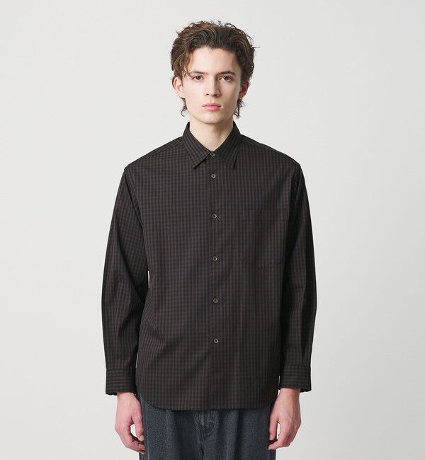 BEAUTY&YOUTH UNITED ARROWS「MUTED ギンガムチェック レギュラーシャツ FORM型」|シャツ・ブラウス|