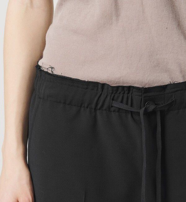 ATTISESSION「＜ATTISESSION＞ストレート トラウザー ブラック」|スラックス|