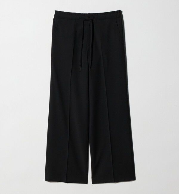 ATTISESSION「＜ATTISESSION＞ストレート トラウザー ブラック」|スラックス|