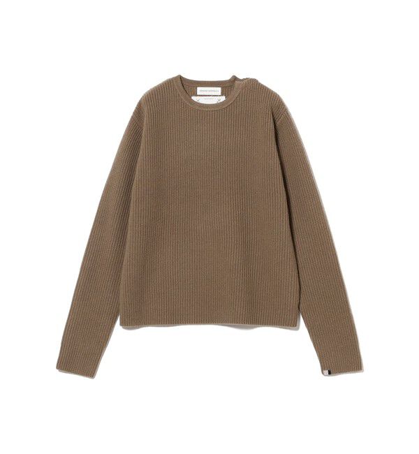 Demi-Luxe BEAMS 「extreme cashmere / YOU スリット クルーネック ニット」|ニット・セーター|