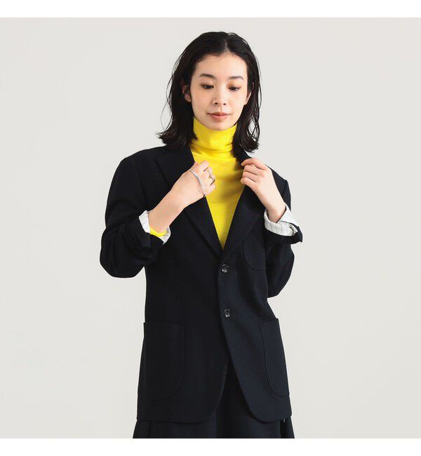 Demi-Luxe BEAMS 「AK+1 / ウール ソリッド 2ボタン ジャケット」|ダッフルコート|