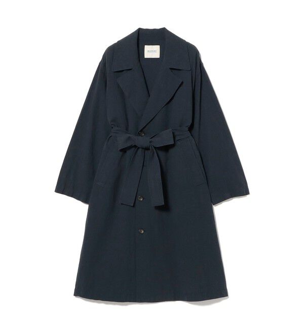 BEAMSBOY「コットン リネン ビッグ コート」|ダッフルコート|