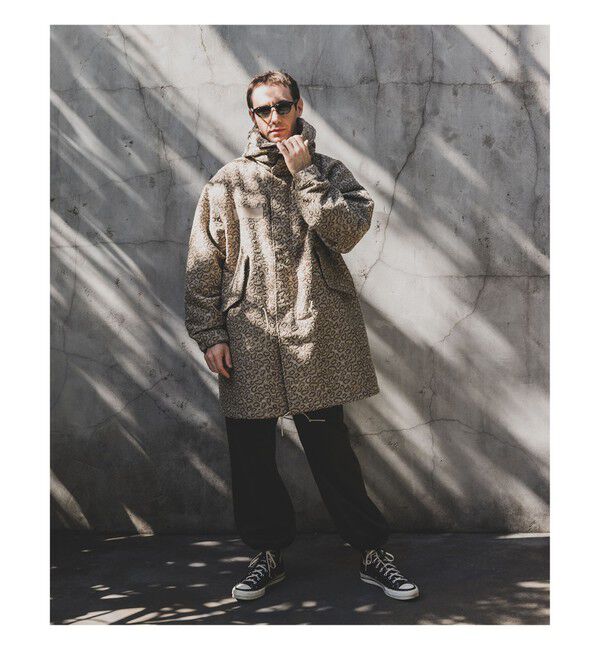 BEAMS PLUS「M-6548 Coat Camo Jacquard」|ダッフルコート|