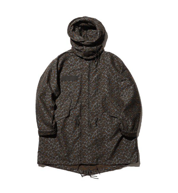 BEAMS PLUS「M-6548 Coat Camo Jacquard」|ダッフルコート|BROWN