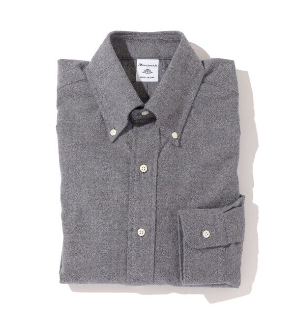 SHIPS「Southwick: フランネル ソリッド ボタンダウンシャツ」|シャツ・ブラウス|