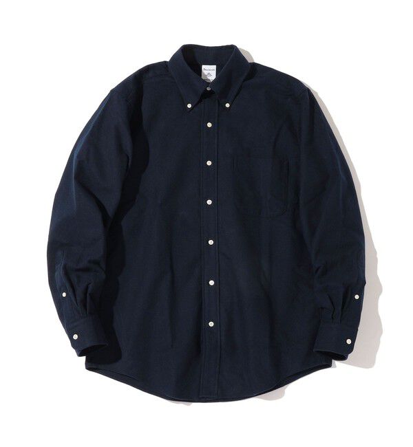 SHIPS「Southwick: フランネル ソリッド ボタンダウンシャツ」|シャツ・ブラウス|ネイビー
