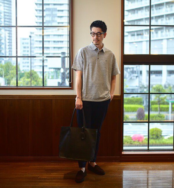 SHIPS「【WEB限定】SHIPS: 吸水速乾・UVケア Drymix（R）ワンポイントロゴ レギュラーカラー ポロシャツ」|ポロシャツ|