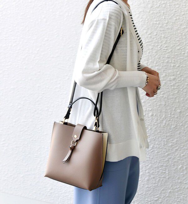 SHIPS any「SHIPS any: バイカラー2WAY スクエア ショルダー バッグ」|ショルダー・メッセンジャー|