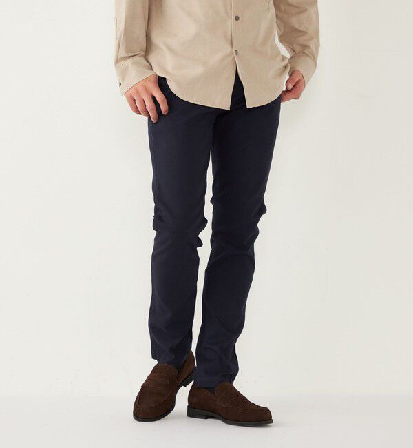 SHIPS Colors 「SHIPS Colors: ストレッチ テーパード チノパン◇」|チノ|ネイビー