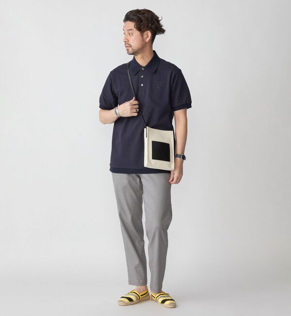 SHIPS「【SHIPS別注】LACOSTE: クラシック ニットリブ ポロシャツ」|ポロシャツ|