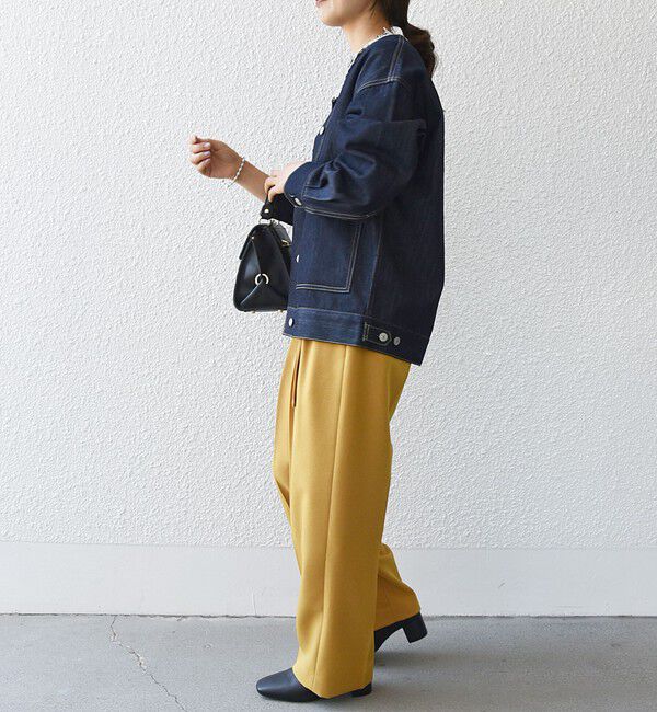 SHIPS any「SHIPS any:〈洗濯機可能〉ハイウエスト センタープレス ロング パンツ」|その他|