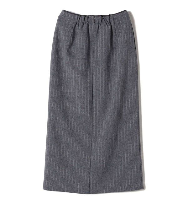 SHIPS for women「〈手洗い可能〉ベルト付 ストライプ タイト スカート 24SS ◇」|タイト|