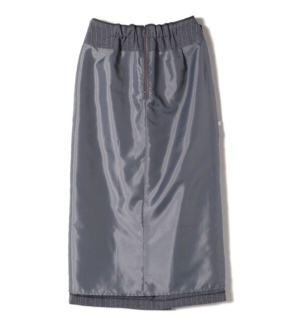 SHIPS for women「〈手洗い可能〉ベルト付 ストライプ タイト スカート 24SS ◇」|タイト|