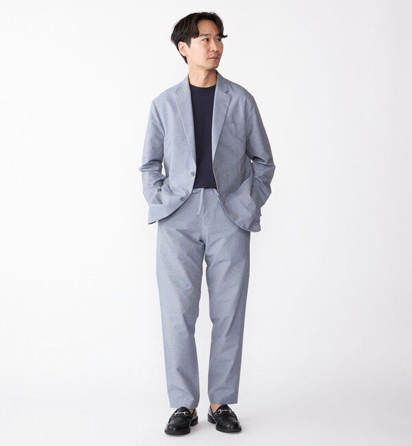 SHIPS「SHIPS:〈手洗い可能/セットアップ対応〉スーパーライト イージーパンツ」|スラックス|