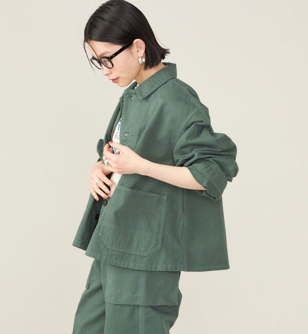 SHIPS for women「SHIPS NINE CASE:〈洗濯機可能〉ガーデン ジャケット ◇」|ミリタリージャケット|